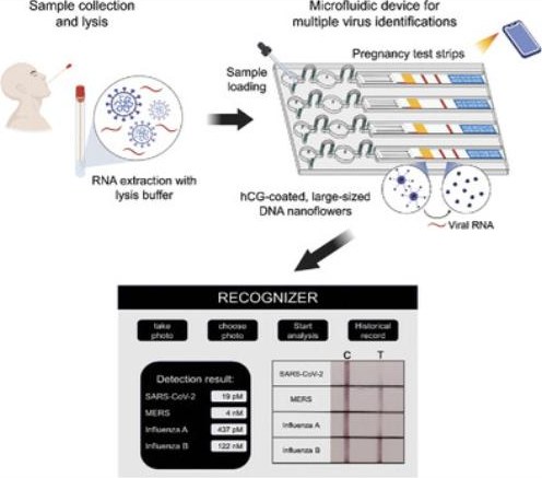 Commercial Strip-Inspired One-Pot CRISPR-Based Chip for Multiplexed Detection of Respiratory Viruses